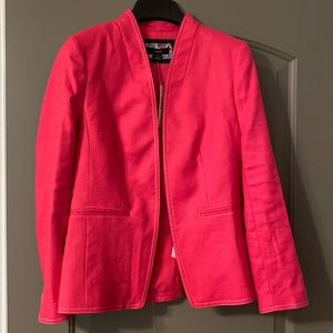 J Crew Pink Linen Blazer NWT